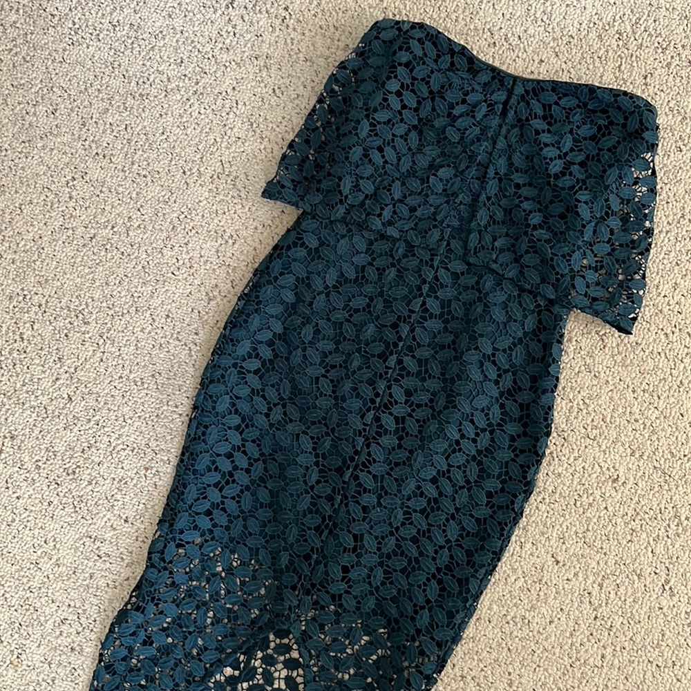 Mermaid Lace Midi Bodycon Dress